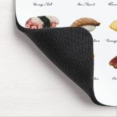 Waterverf Sushi Grafiek Muismat (Hoek)