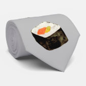 Waterverf Sushi Seafood Stropdas (Opgerold)