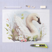 Waterverf Swan Tissuepapier (Craft)