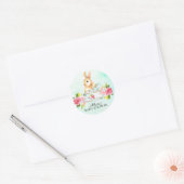 Waterverf Sweet Bunny Baby Tea Party Sticker (Envelop)