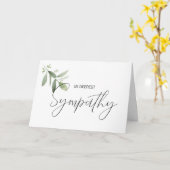 Waterverf Sympathiekaart - Schrift KJV Verse Kaart (Gele Bloem)