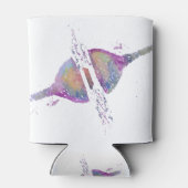 Waterverf Synapse.....Medische kunst Blikjeskoeler (Achterkant)