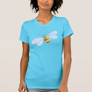 Waterverf t-shirt voor groothandelshoningbijen