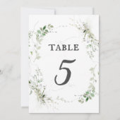 Waterverf tabel nummer Kaart van de Earthy Greener (Achterkant)