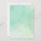 Waterverf tabel | Schattigee Verjaardagsbrunch Kaart (Achterkant)