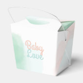 Waterverf Take Out Box - Pas uw bericht aan Bedankdoosjes (Achterkant)