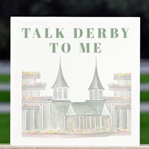 Waterverf Talk Derby to Me Horseracing Building Servet