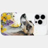 Waterverf TAN WHITE GREYHOUND DOG Case-Mate iPhone Case (Achterkant (horizontaal))