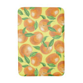 Waterverf tangerines badmat (Voorkant Verticaal)