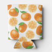 Waterverf tangerines blikjeskoeler (Achterkant)