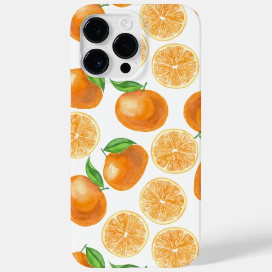 Waterverf tangerines Case-Mate iPhone case (Achterkant)