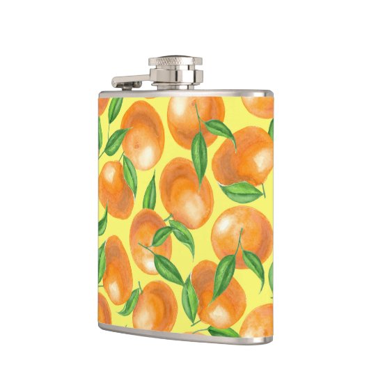 Waterverf tangerines heupfles (Links)