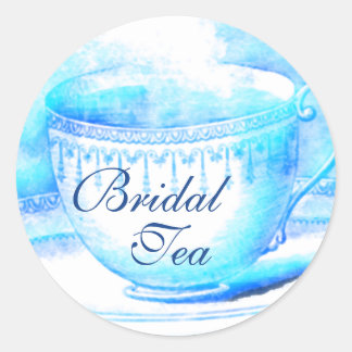 Waterverf Teacup Bridal Stickers