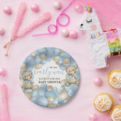 Waterverf Teddybeer ballon thema papier Bord (Feest)