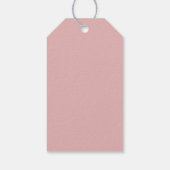 Waterverf Teddybeer en ballon dank u Label Cadeaulabel (Achterkant)