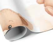 Waterverf Teddybeer hete luchtballonnen Cadeaupapier (Rol Hoek)