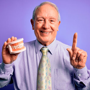 Waterverf Teeth Stropdas