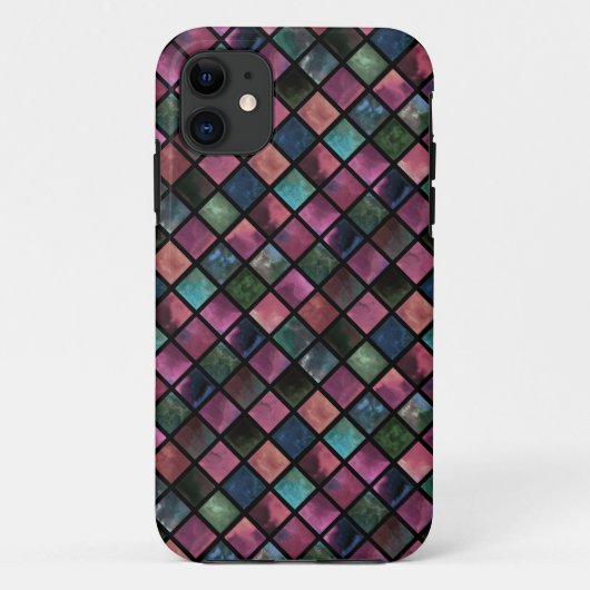 Waterverf, tegels Case-Mate iPhone case (Achterkant)