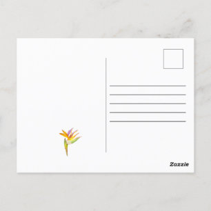 Waterverf tekening van een kaketoe papegaai briefkaart