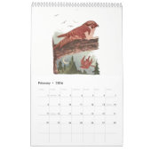  Waterverf Tekeningen vogel Kinderen 6 Kalender (Feb 2026)