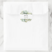 Waterverf tekst Sticker (Tas)