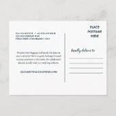 Waterverf Telluride Colorado bruiloft uitnodiging (Achterkant)