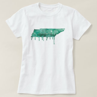 Waterverf Tennessee Shape - Muddy Pond - JS T-shirt