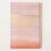 Waterverf terracotta roest planner (Achterkant)