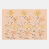 Waterverf Terracotta Sunset Tones Inpakpapier Vel (Voorkant 3)