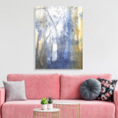 Waterverf Terug landpas Canvas Afdruk (Insitu (Woonkamer))