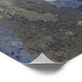 Waterverf Terug landpas Poster (Hoek)