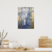 Waterverf Terug landpas Poster (Keuken)