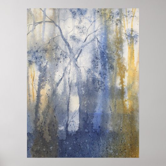 Waterverf Terug landpas Poster (Voorkant)