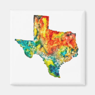 Waterverf Texas Custom Magnet Magneet