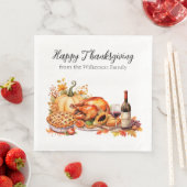 Waterverf Thanksgiving Servet (Insitu)