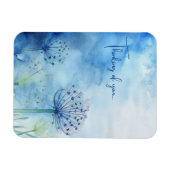 Waterverf Thinking of You Magnet Magneet (Horizontaal)