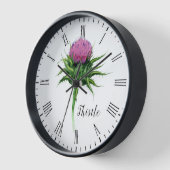 Waterverf Thistle Botanisch (Hoek)