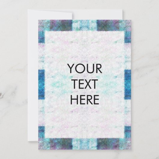 Waterverf Tie Dye Blank Kaart (Voorkant)