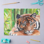Waterverf Tiger Cub Bamboo Tissuepapier (Craft)