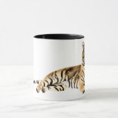 Waterverf Tiger Resting Mok (Midden)