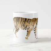 Waterverf Tiger Walking Extra Grote Beker (Voorkant)