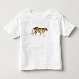 Waterverf Tiger Walking Kinder Shirts