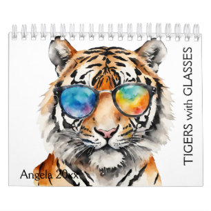 Waterverf Tigers Kalender