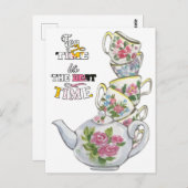  Waterverf tijd Briefkaart (Voorkant / Achterkant)