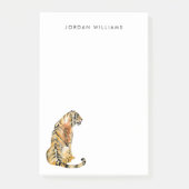 Waterverf tijger - zitting post-it® notes (Voorkant)