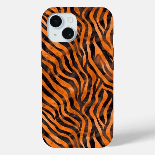 Waterverf tijgerprint Case-Mate iPhone case (Achterkant)