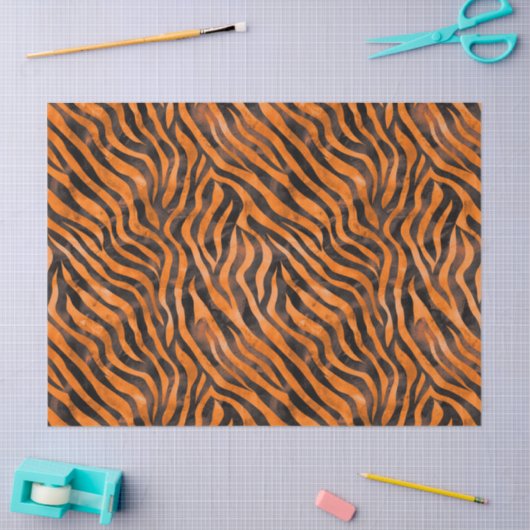 Waterverf tijgerprint tissuepapier (Craft)