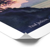 waterverf "Tillamook Bend" Poster (Hoek)