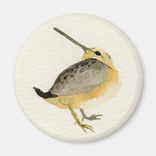 Waterverf Timberdoedle Painting Magneet