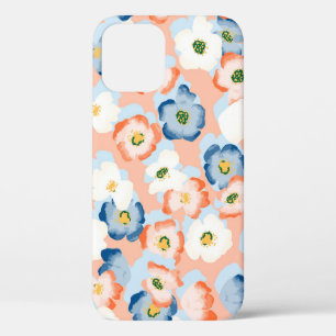 Waterverf Tiny Flowers:  iPhone 12 Hoesje